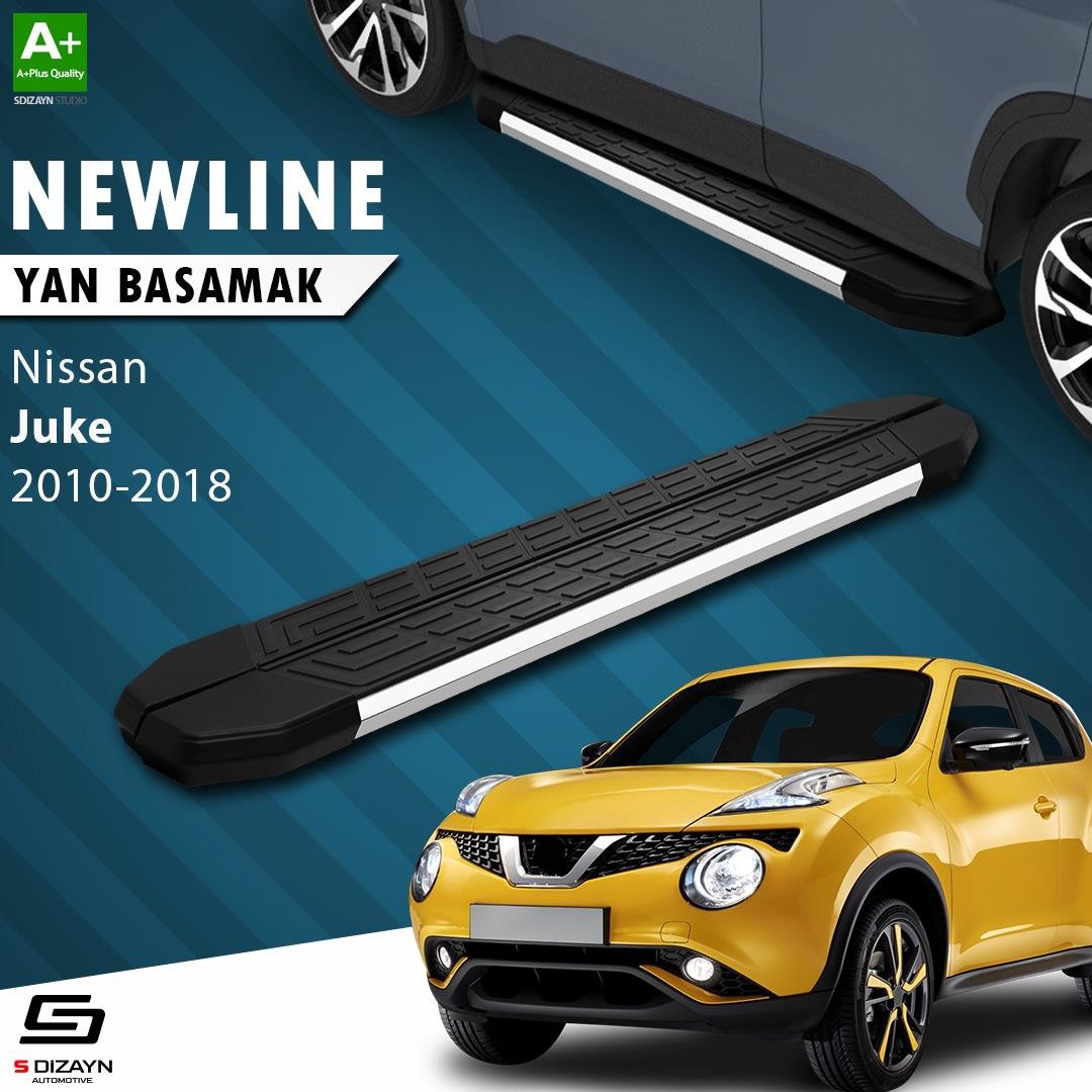S-Dizayn Nissan Juke NewLine Krom Yan Basamak 173 Cm 2010-2018 A+ Kalite