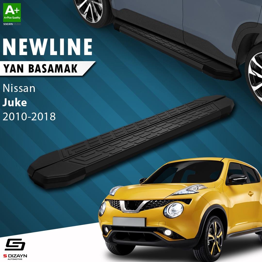 S-Dizayn Nissan Juke NewLine Siyah Yan Basamak 173 Cm 2010-2018 A+ Kalite