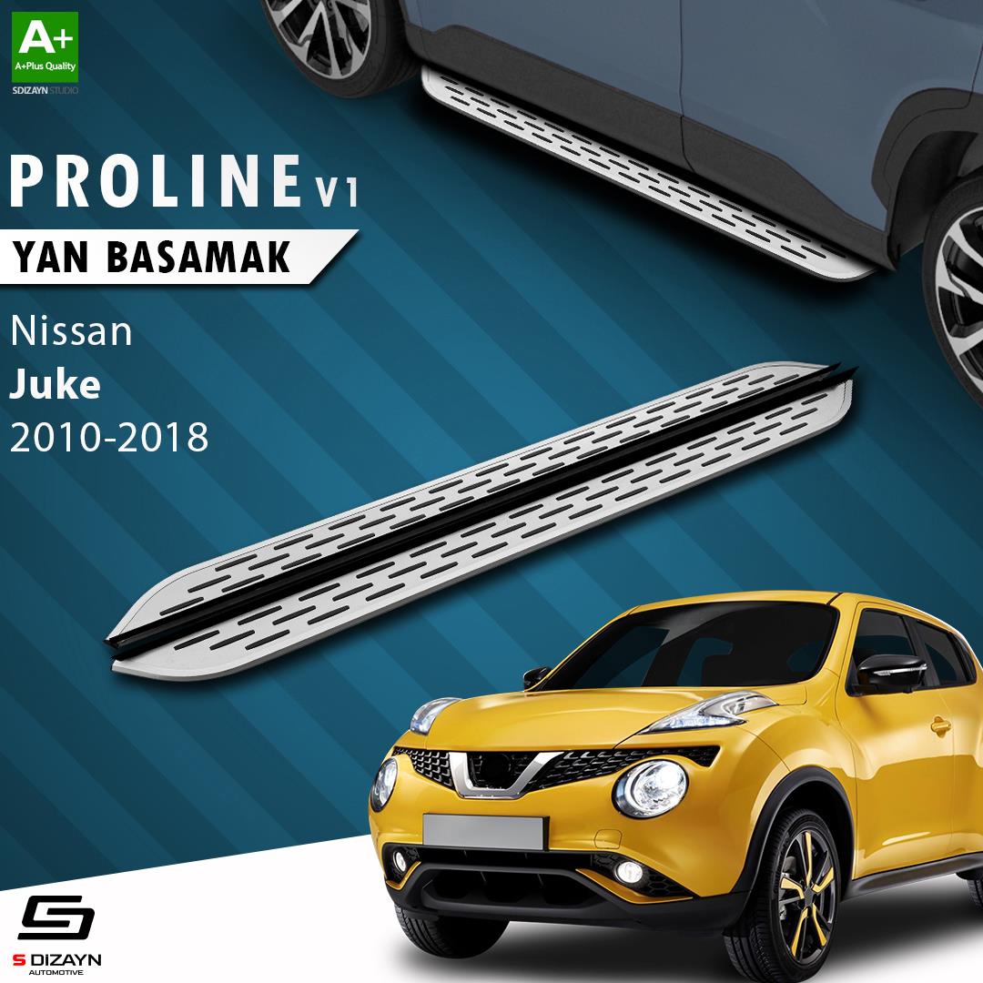 S-Dizayn Nissan Juke OEM Still Pro V1 Aluminyum Yan Basamak 173 Cm 2010-2018 A+ Kalite