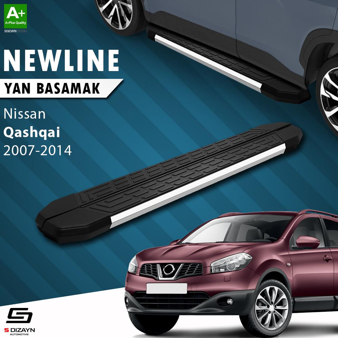 S-Dizayn Nissan Qashqai NewLine Krom Yan Basamak 173 Cm 2007-2014 A+ Kalite