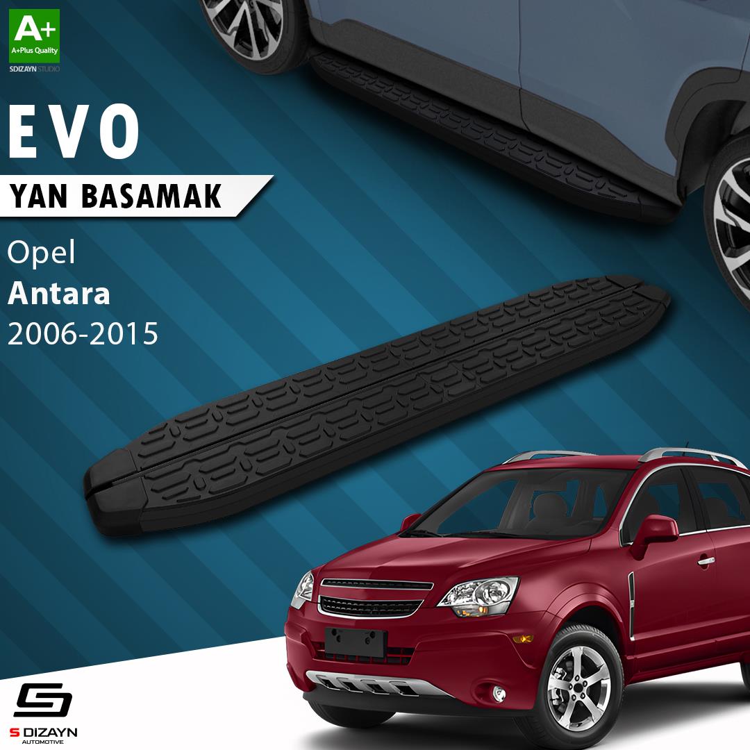 S-Dizayn Opel Antara Evo Siyah Yan Basamak 183 Cm 2006-2015 A+ Kalite