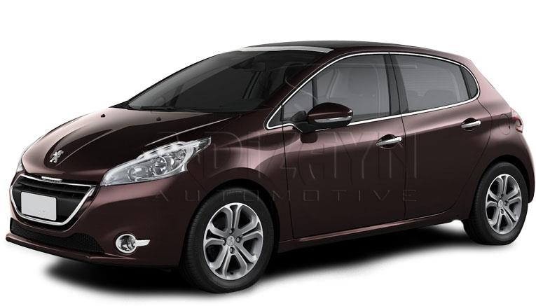 S-Dizayn Peugeot 208 Krom Kapı Kolu 4 Kapı 2012-2019