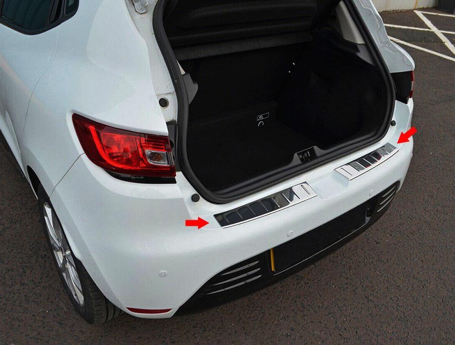 S-Dizayn Renault Clio 4 HB Krom Arka Tampon Eşiği 2012-2019