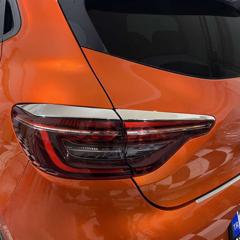 S-Dizayn Renault Clio 5 Krom Stop Üst Çıtası 4 Prç. 2019 ve Üzeri