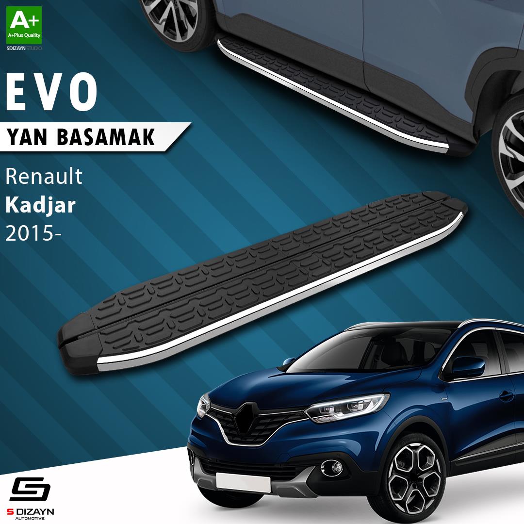 S-Dizayn Renault Kadjar Evo Krom Yan Basamak 173 Cm 2015-2022 A+ Kalite