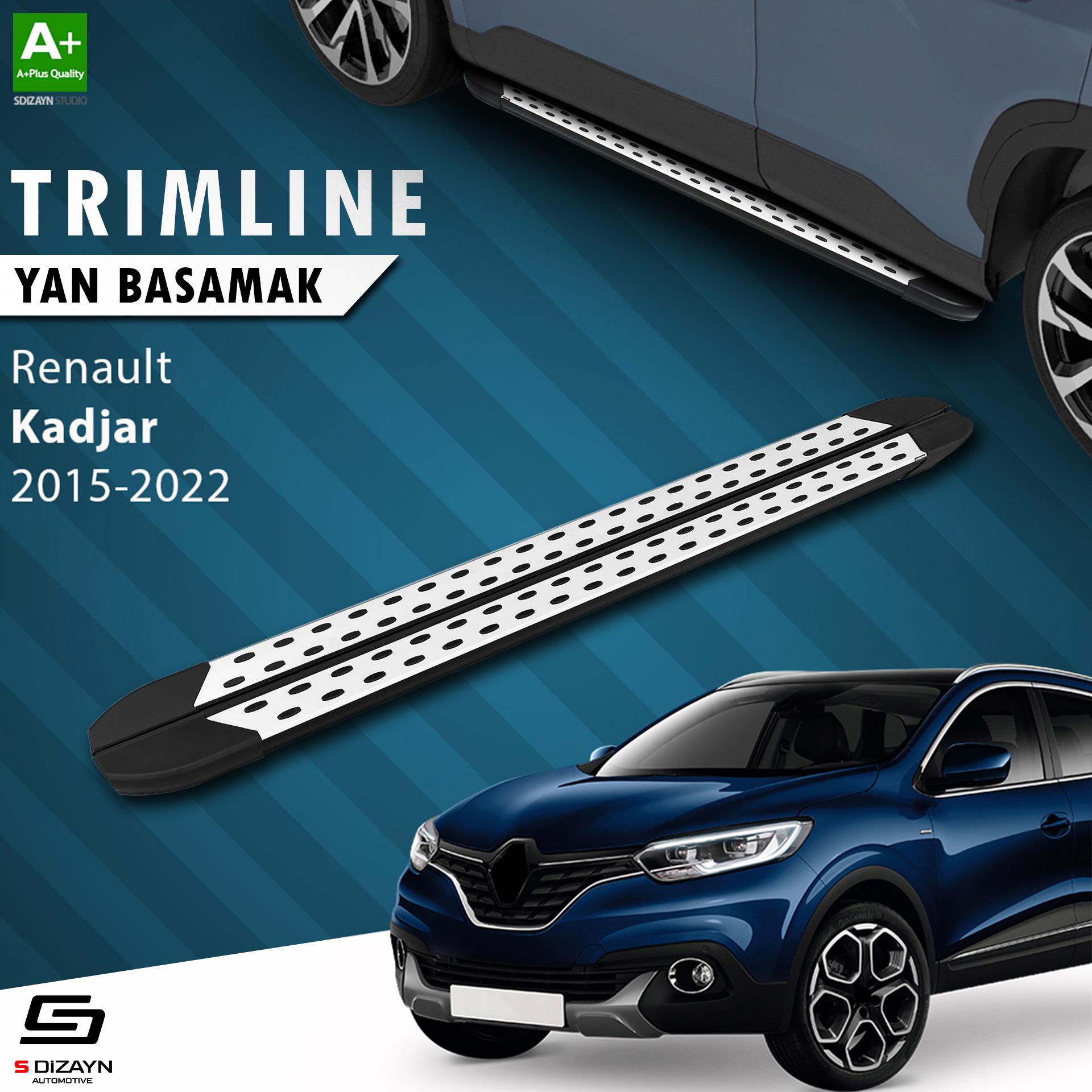 S-Dizayn Renault Kadjar TrimLine Gri Yan Basamak 179 Cm 2015-2022 A+ Kalite