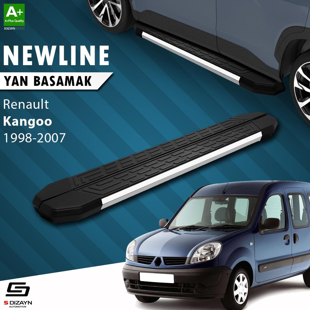S-Dizayn Renault Kangoo NewLine Krom Yan Basamak 183 Cm 1998-2007 A+ Kalite