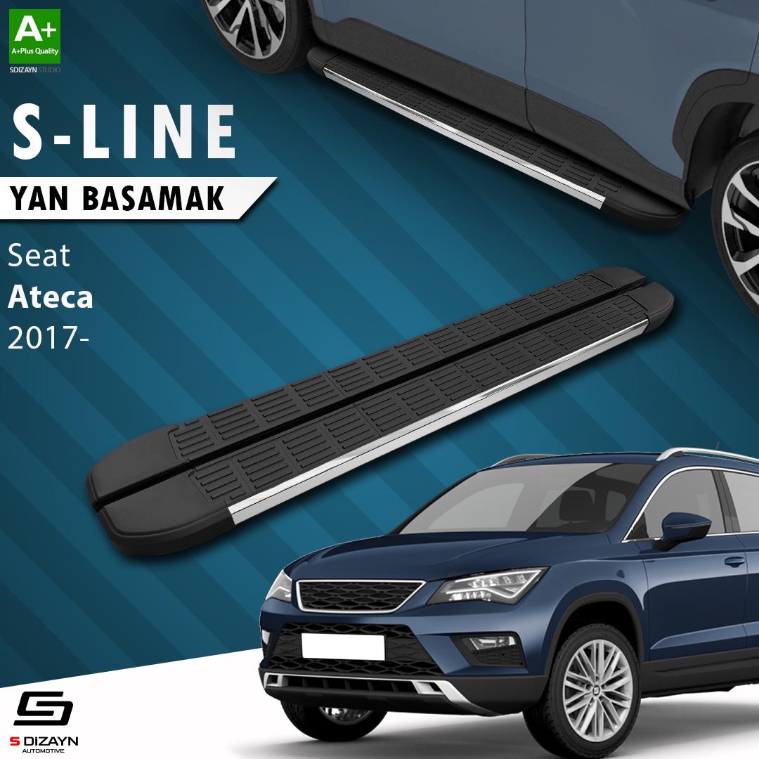 S-Dizayn Seat Ateca S-Line Krom Yan Basamak 173 Cm 2017 Üzeri A+ Kalite