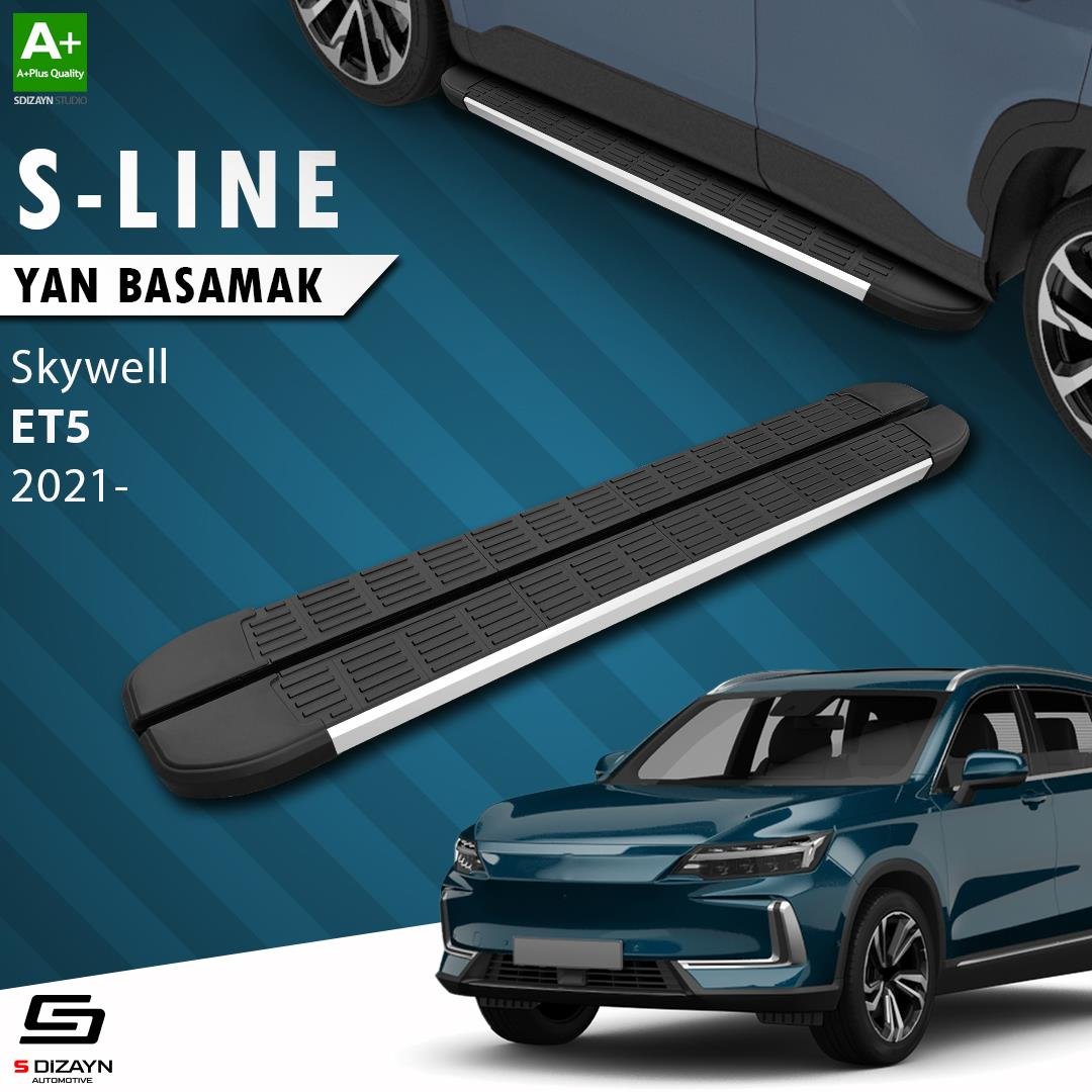 S-Dizayn Skywell ET5 S-Line Aluminyum Yan Basamak 193 Cm 2021 Üzeri A+ Kalite