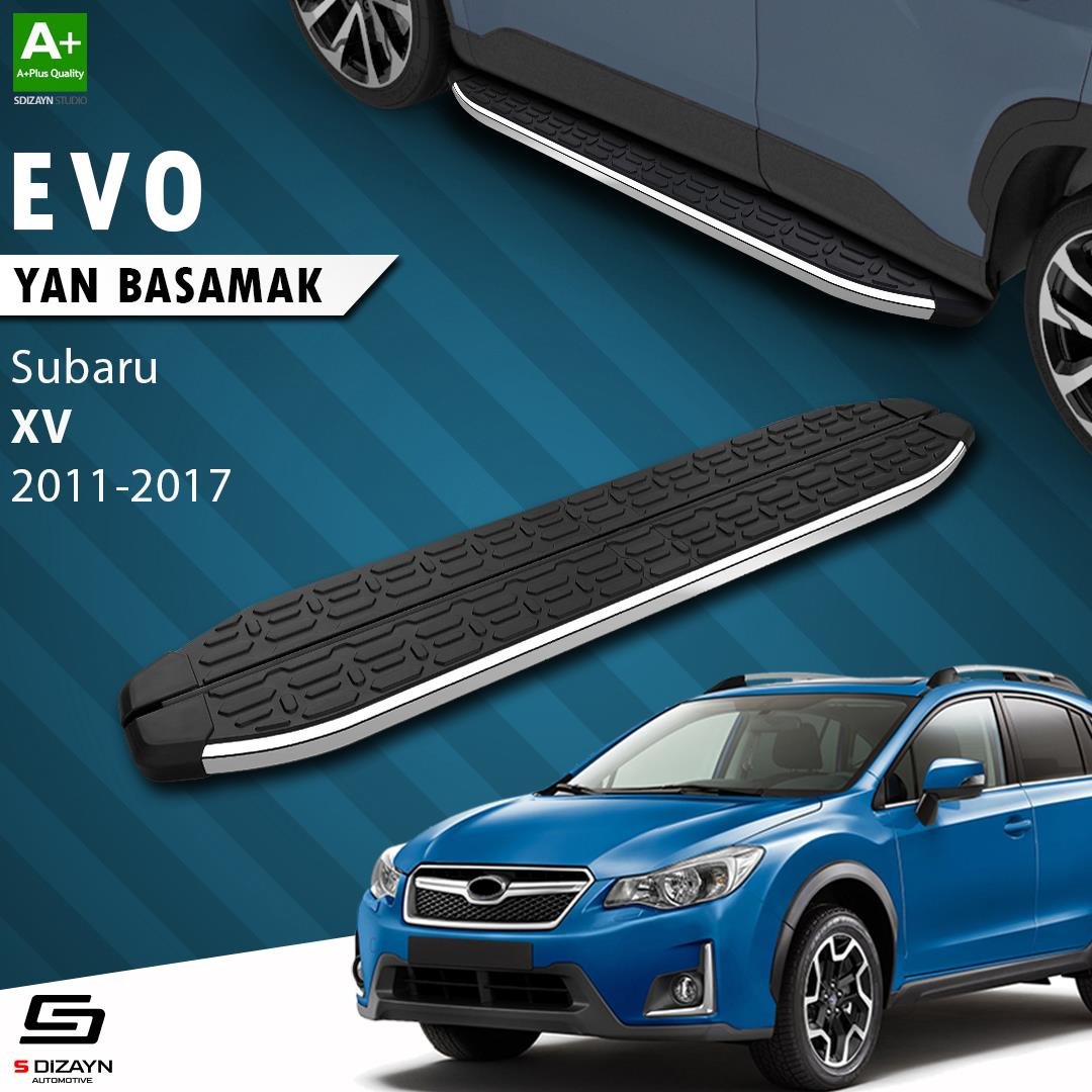 S-Dizayn Subaru XV Evo Krom Yan Basamak 173 Cm 2011-2017 A+ Kalite