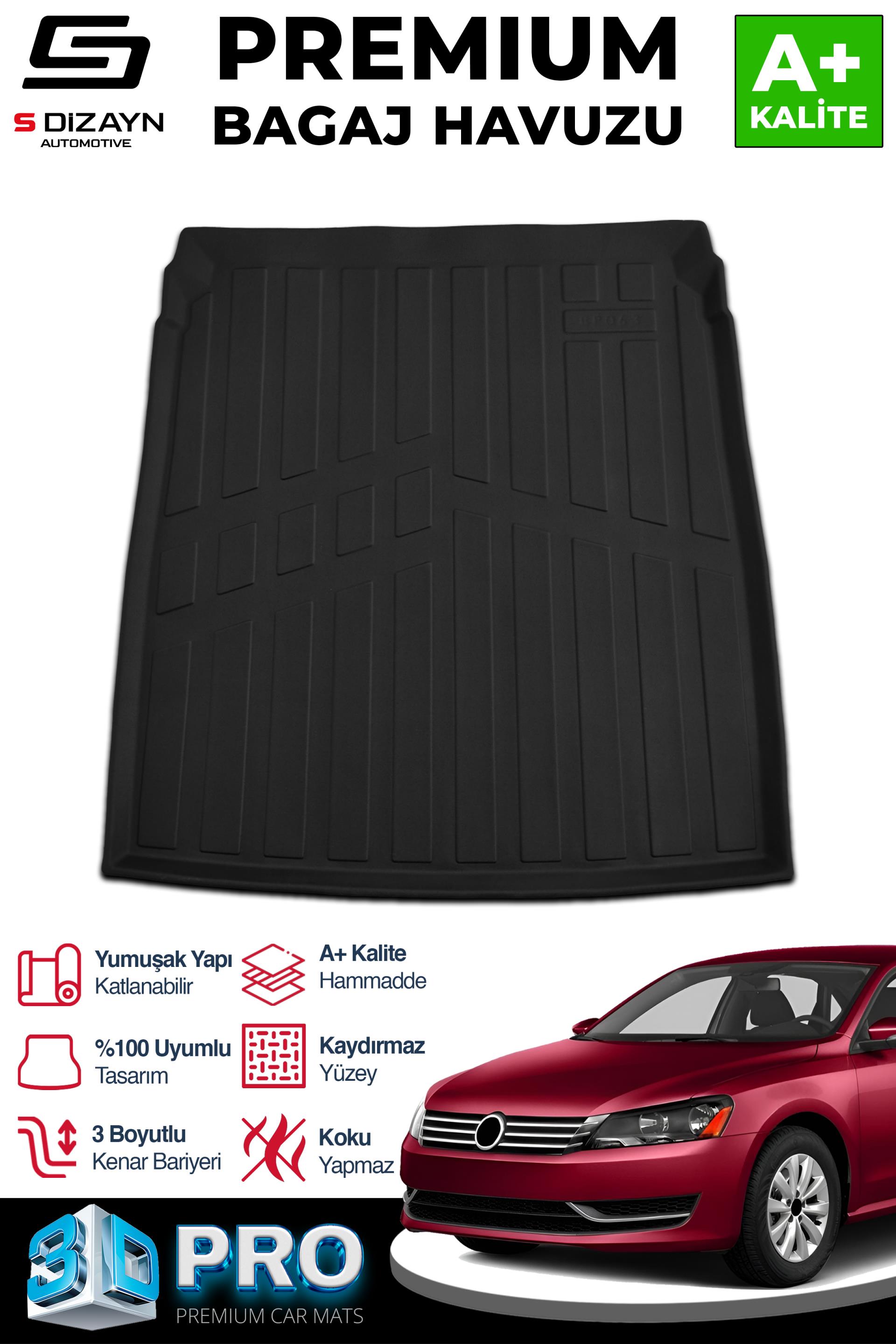 S-Dizayn VW Passat B7 3D Pro Bagaj Havuzu 2010-2015 A+ Kalite