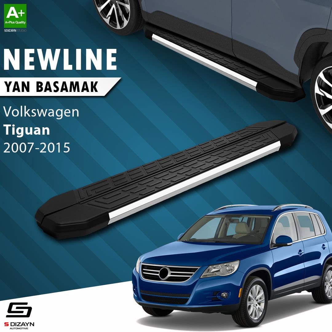 S-Dizayn VW Tiguan NewLine Krom Yan Basamak 173 Cm 2007-2015 A+ Kalite