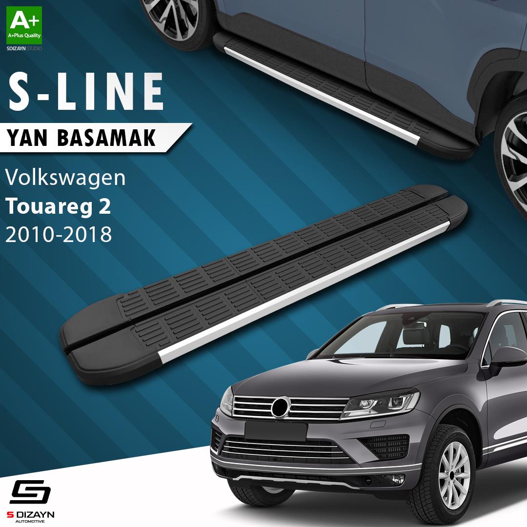 S-Dizayn VW Touareg 2 S-Line Aluminyum Yan Basamak 193 Cm 2010-2018 A+ Kalite