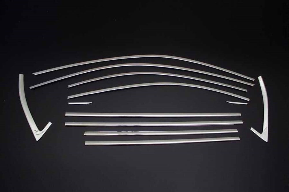 Skoda Superb B8 Krom Cam Çerçevesi 12 Parça 2015 ve Sonrası