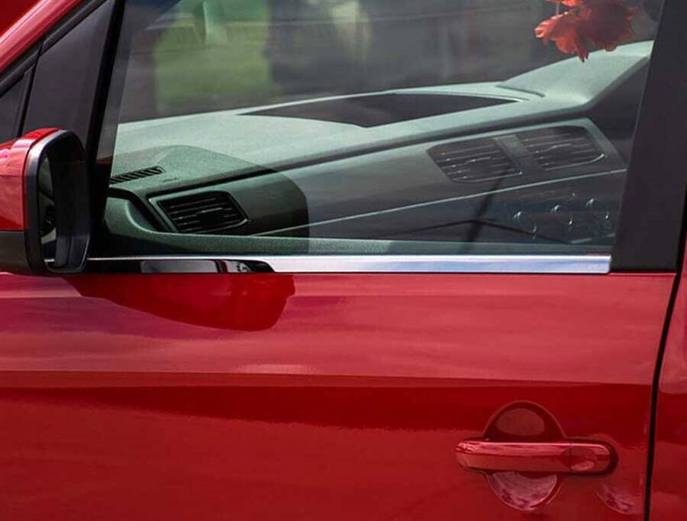 VW Caddy Krom Cam Çıtası 2 Parça 2015-2020 Arası