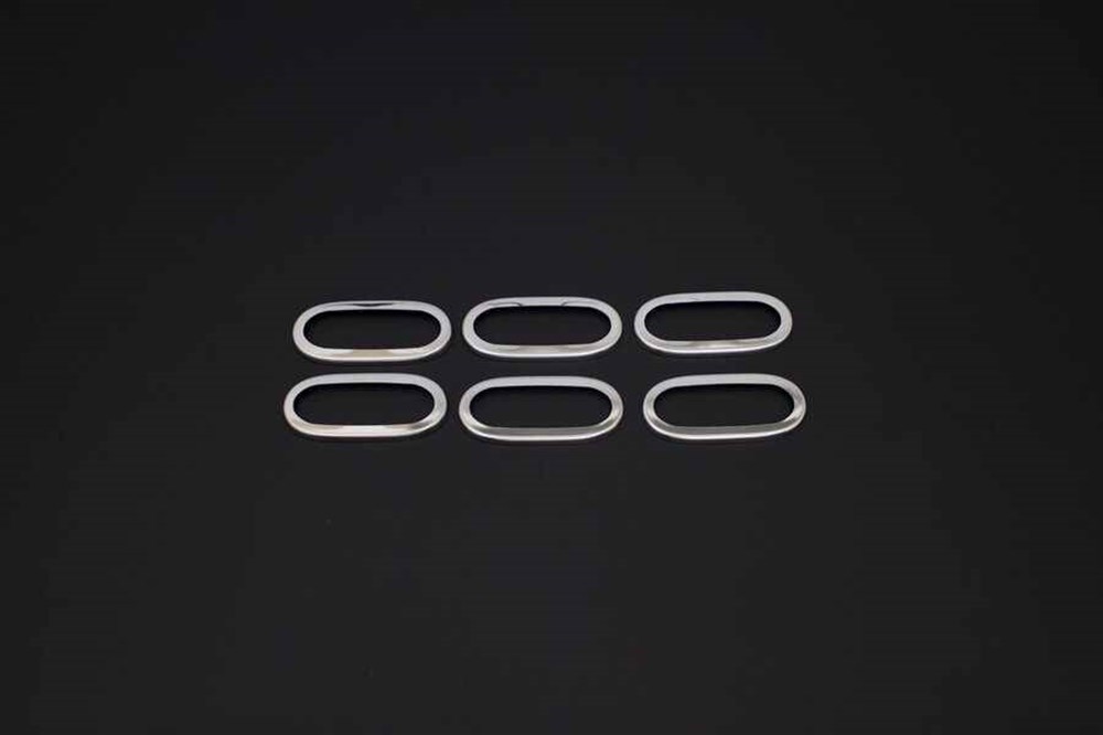 VW Crafter Krom Yan Reflektör Çerçevesi 6 Parça 2006-2017 Arası