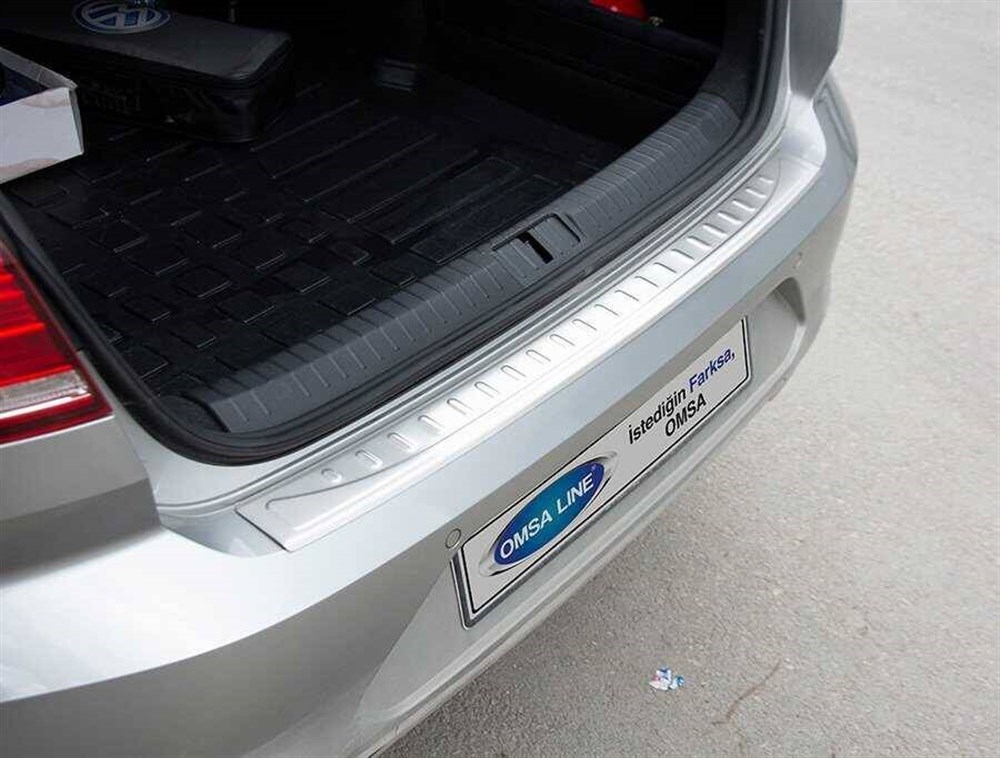 VW Passat B7 Krom Krom Arka Tampon Eşiği (Taşlı) 2010-2015 Arası