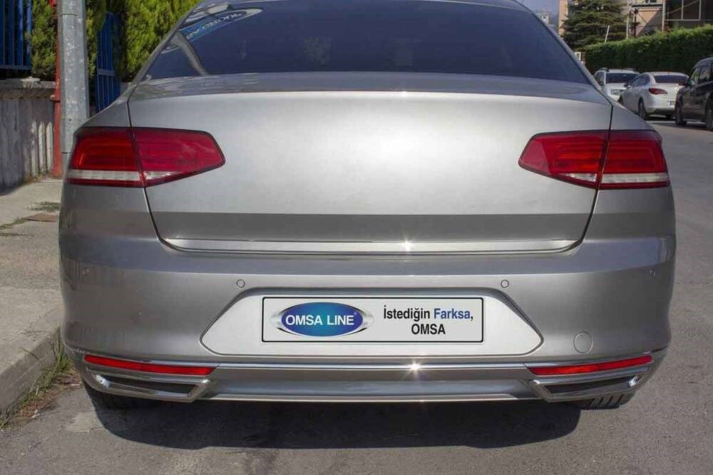 VW Passat B8 Krom Bagaj Alt Çıtası 2015-2019
