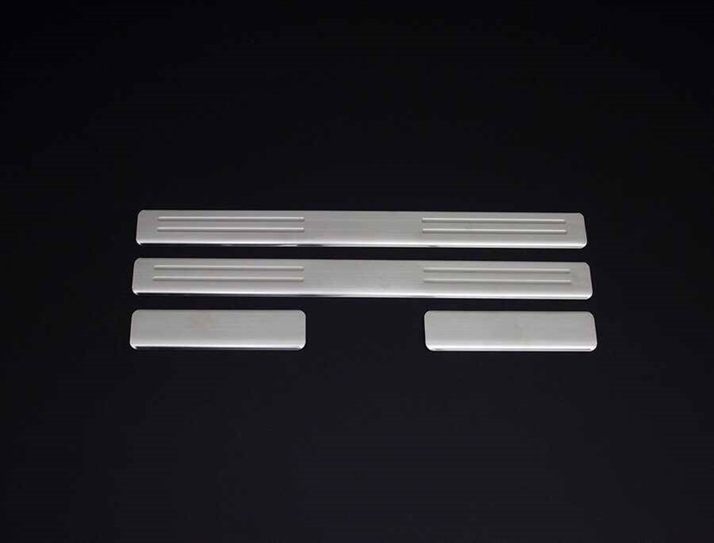 VW Polo AW Krom Kapı Eşiği (Norm) 4 Parça 2017 ve Sonrası