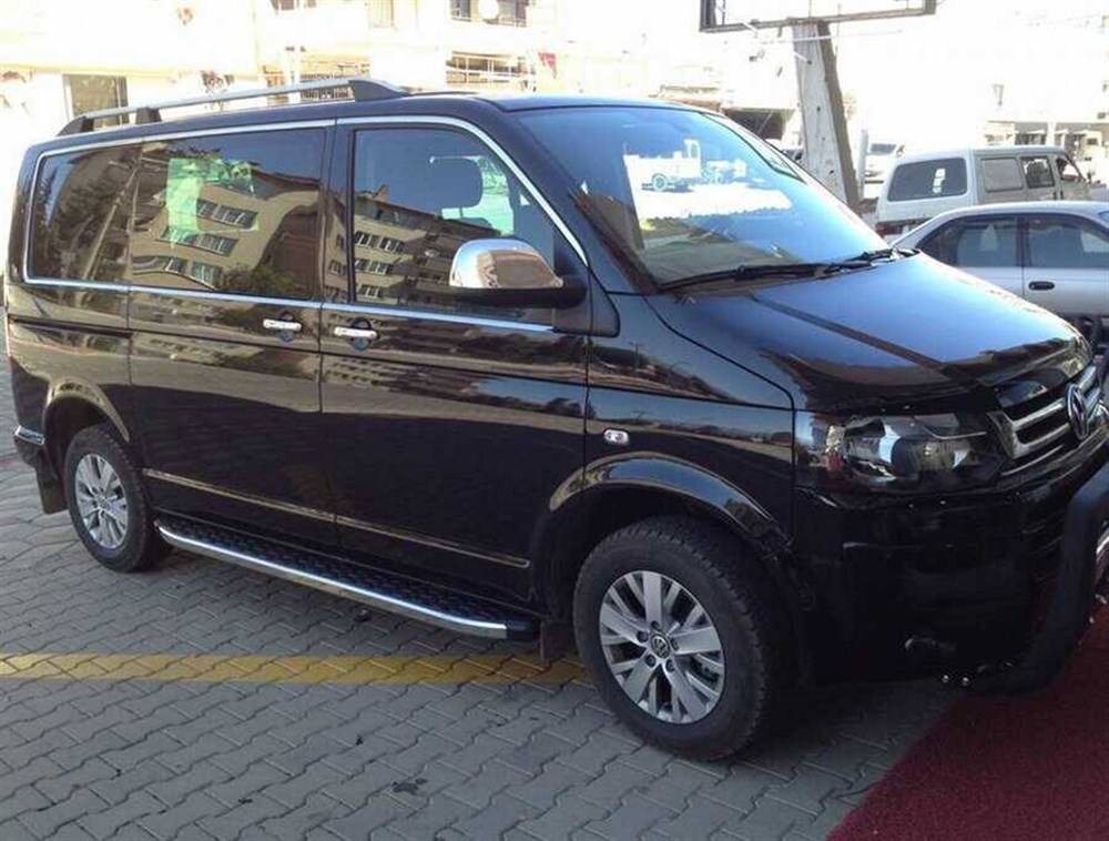 VW T5 Caravelle Krom Cam Çerçevesi 14 Parça Tek Sürgü Kısa Şase 2010 ve Sonrası