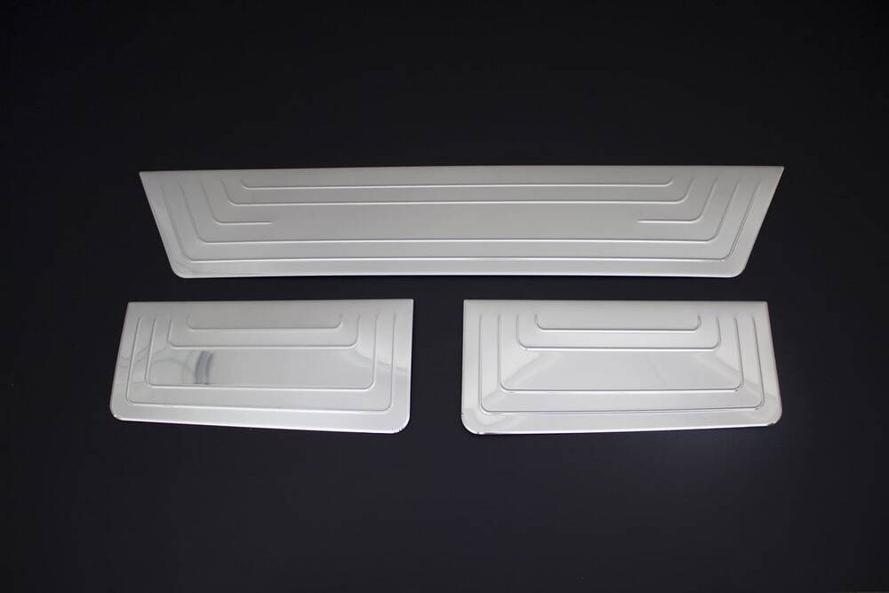 VW T6 Transporter Krom Kapı Eşiği 3 Parça Taşlı 2015 ve Sonrası