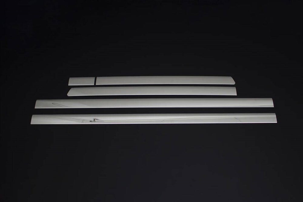 VW T6 Transporter Krom Yan Kapı Çıtası Çift Sürgü 5 Parça 2015 ve Sonrası