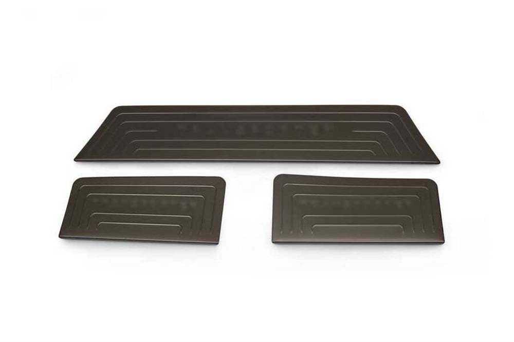 VW T6 Transporter Siyah Krom Kapı Eşiği 3 Parça 2015 ve Sonrası