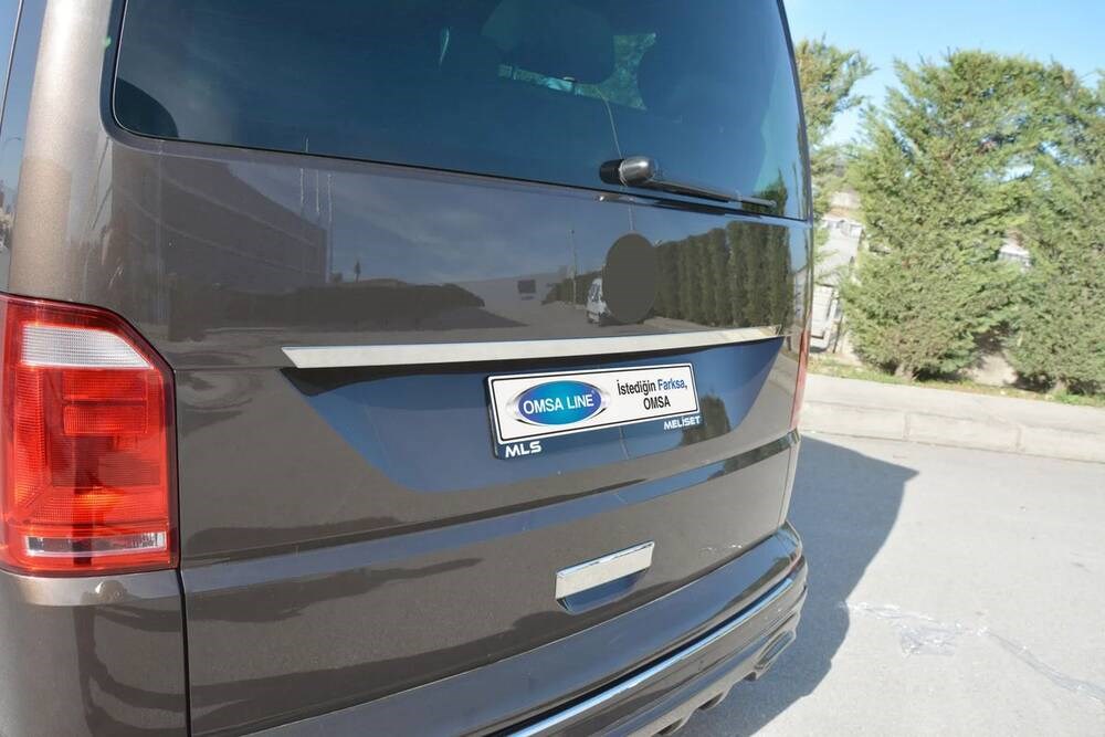 VW T6.1 Transporter Krom Plaka Üstü Çıta 2020 ve Sonrası