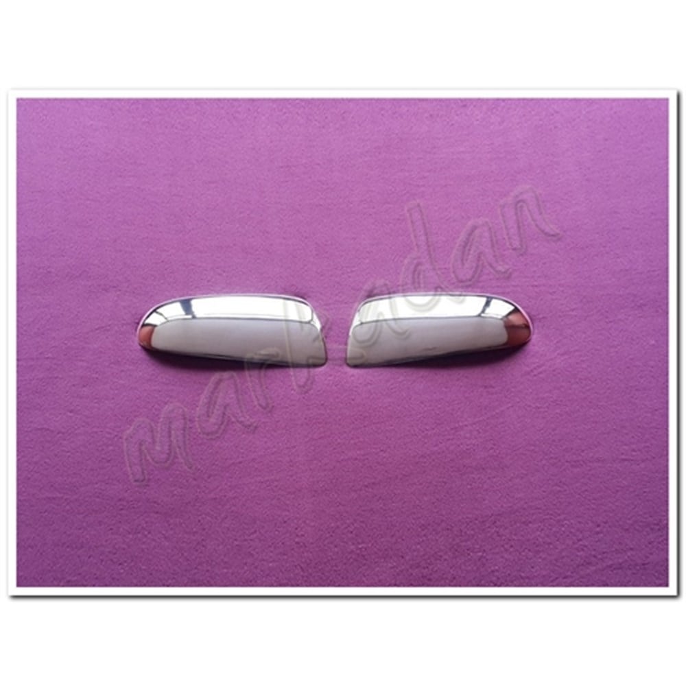 WOC Chrome Chevrolet Aveo Sedan Krom Ayna Kapağı 2006-2011 2 Parça Paslanmaz Çelik