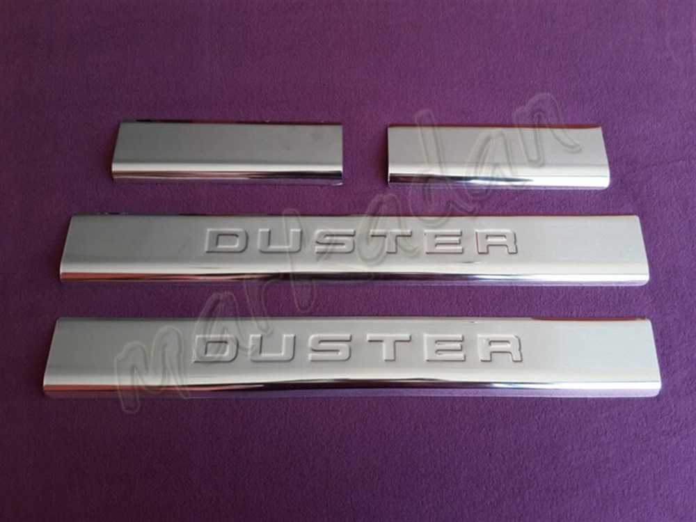 WOC Chrome Dacia Duster Kapı Eşiği 2010-2017 4 Parça Paslanmaz Çelik