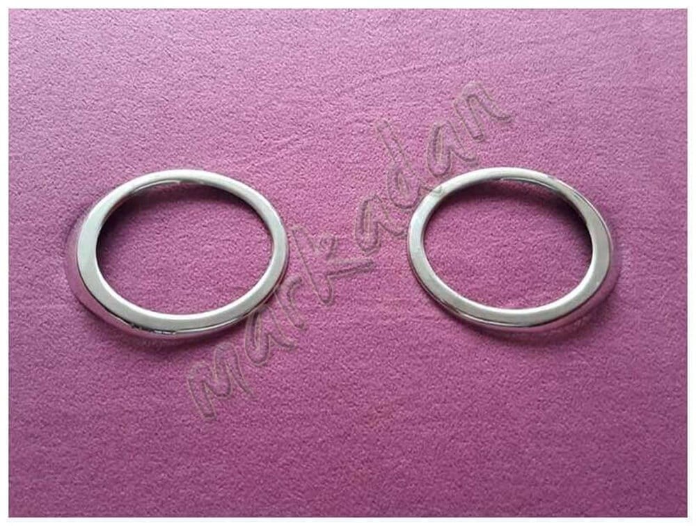 WOC Chrome Fiat Doblo Krom Sis Farı Çerçevesi 2006-2009 2 Parça Paslanmaz Çelik