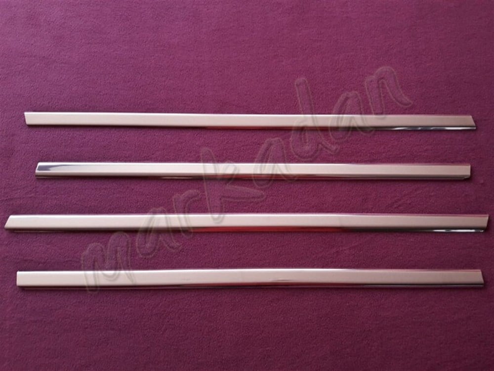 WOC Chrome Fiat Palio Cam Çıtası 1998-2011 4 Parça Paslanmaz Çelik