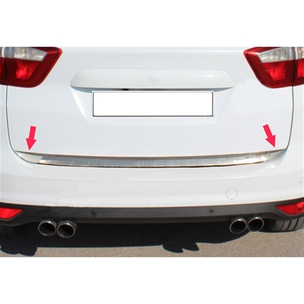 WOC Chrome Ford C-Max Krom Bagaj Alt Çıta 2010-2019 Paslanmaz Çelik