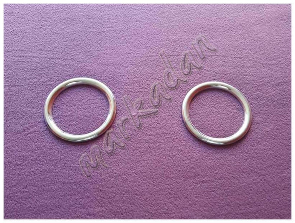 WOC Chrome Ford Tourneo Courier Krom Sis Farı Çerçevesi 2014-2017 2 Parça Paslanmaz Çelik