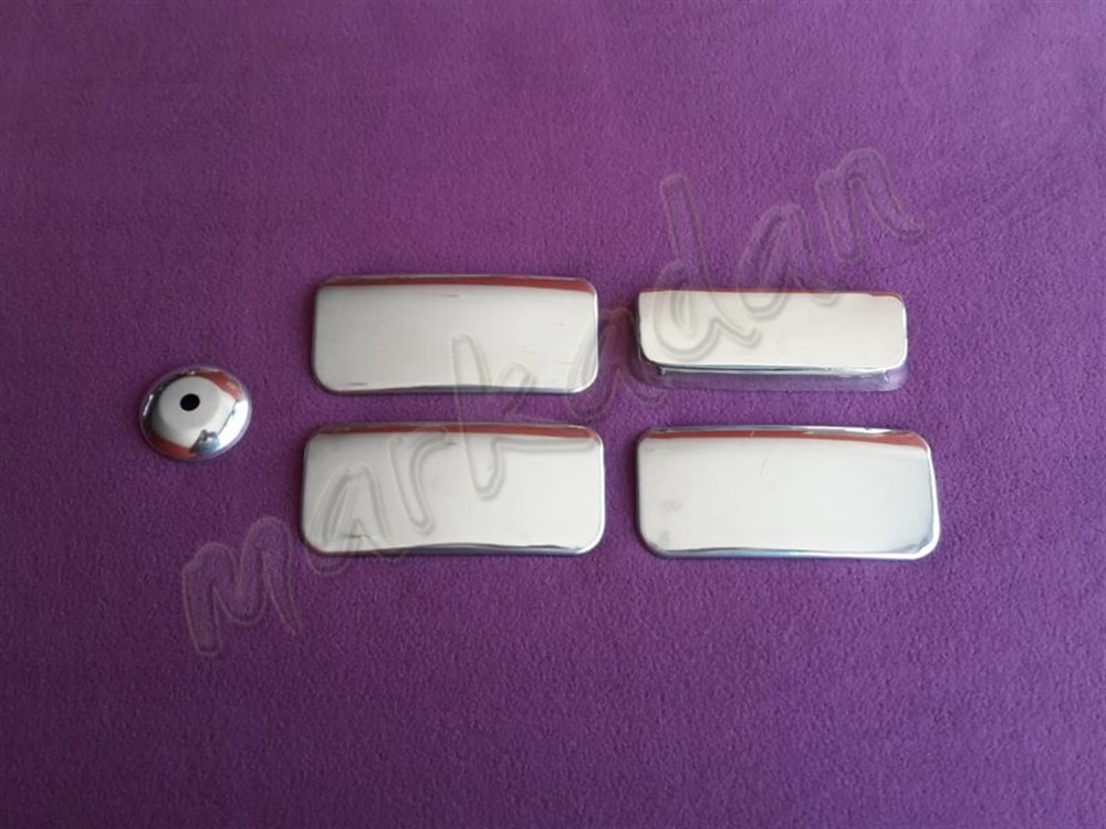 WOC Chrome Ford Transit Kapı Kolu 2003-2013 4 Kapı 5 Parça Paslanmaz Çelik