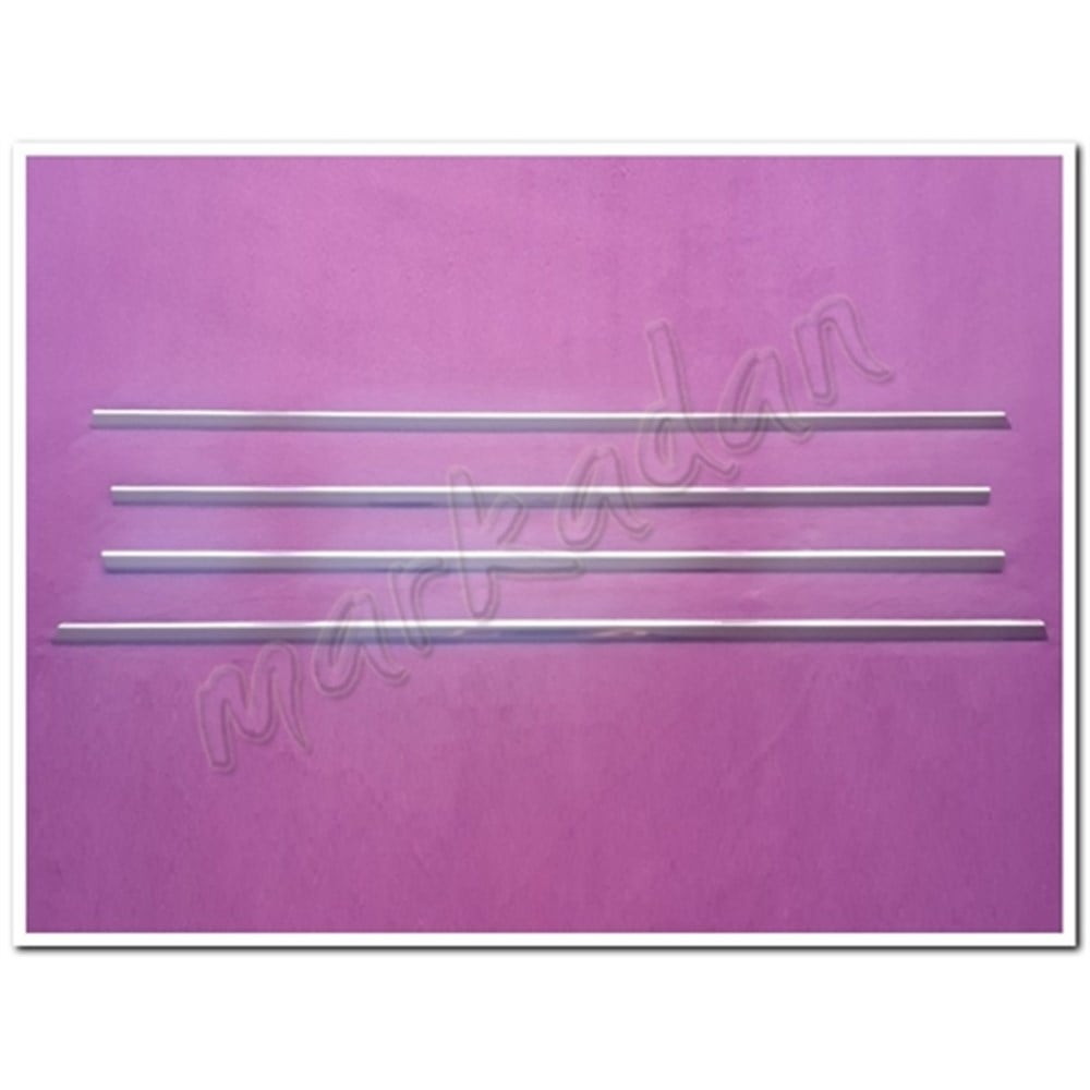 WOC Chrome Honda Civic Krom Cam Çıtası 2012-2016 4 Parça Paslanmaz Çelik