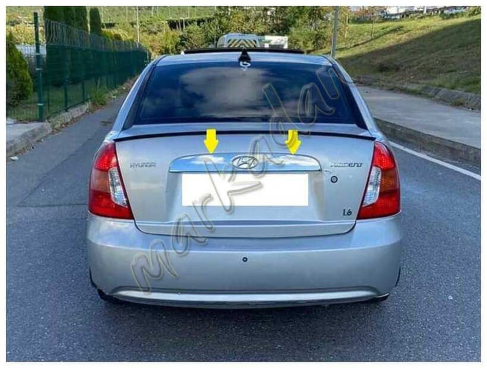 WOC Chrome Hyundai Accent Era Krom Bagaj Çıtası 2005-2011 Paslanmaz Çelik
