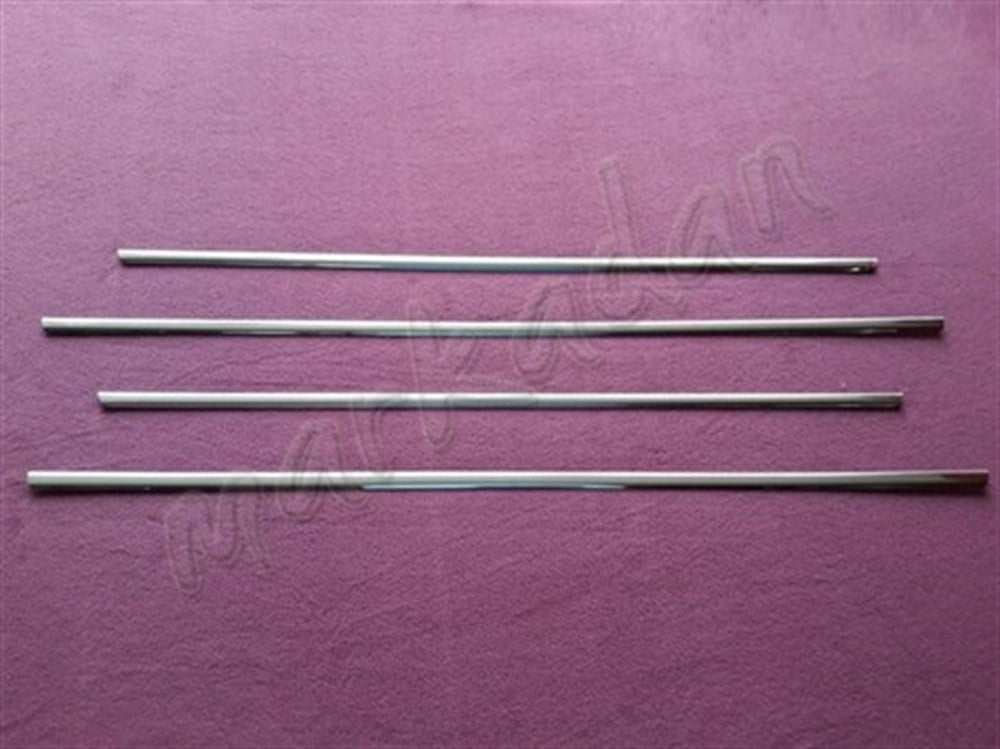 WOC Chrome Mercedes E Klasse W124 Cam Çıtası 1984-1995 4 Parça Paslanmaz Çelik