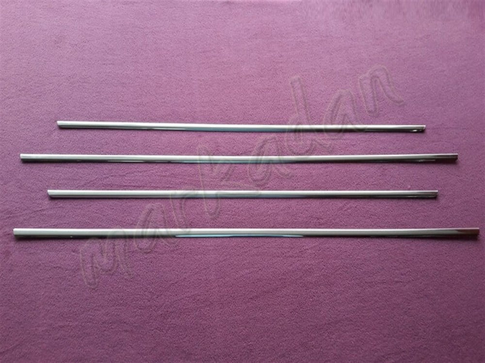 WOC Chrome Mercedes E Klasse W124 Cam Çıtası 1984-1995 4 Parça Paslanmaz Çelik