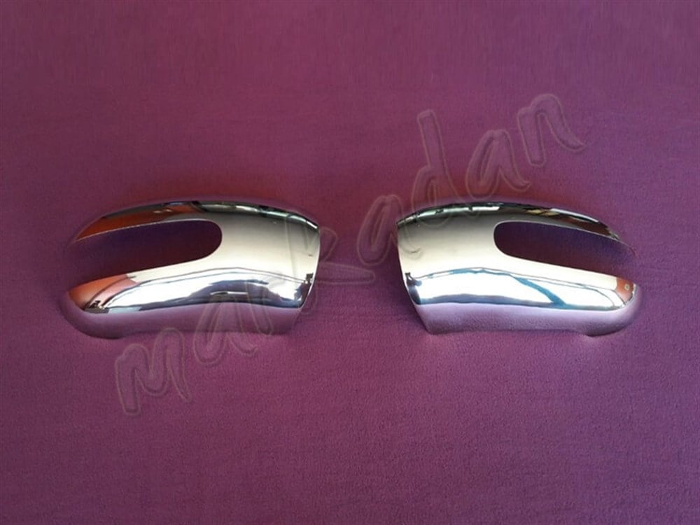 WOC Chrome Mercedes ML W164 Ayna Kapağı 2005-2011 2 Parça Paslanmaz Çelik