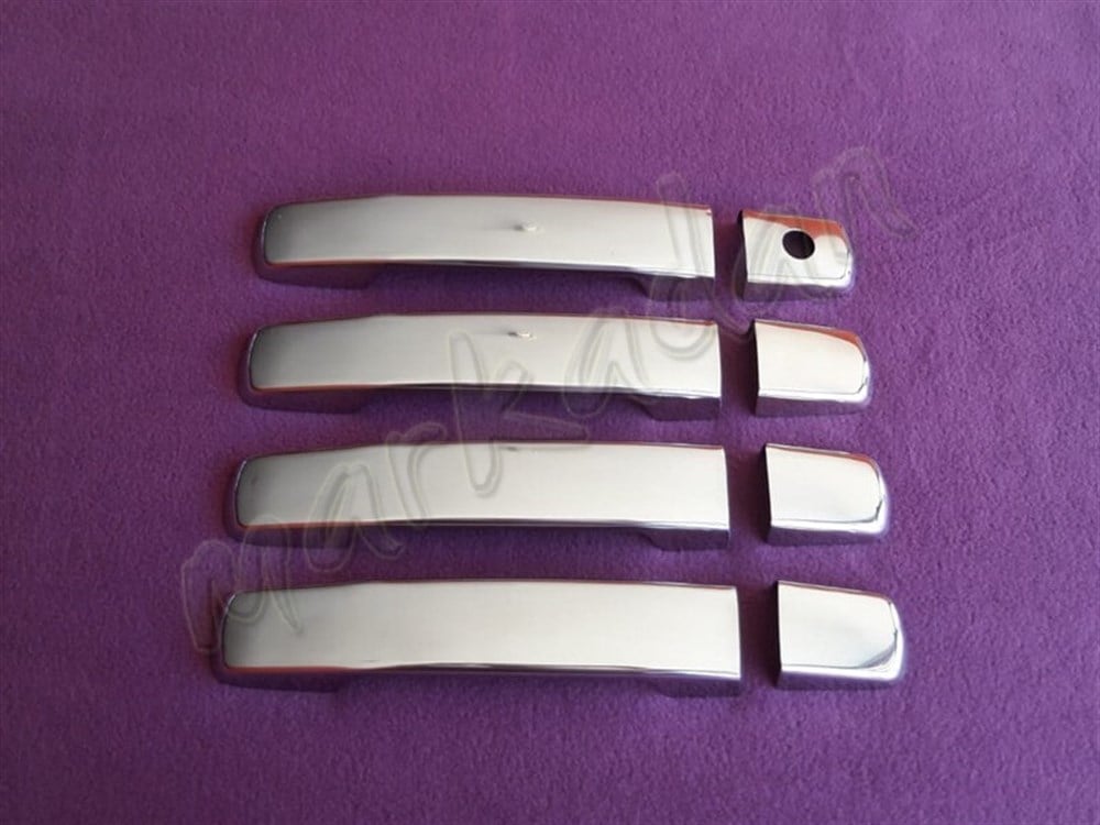 WOC Chrome Nissan Qashqai Sensörsüz Kapı Kolu 2007-2014 4 Kapı Paslanmaz Çelik