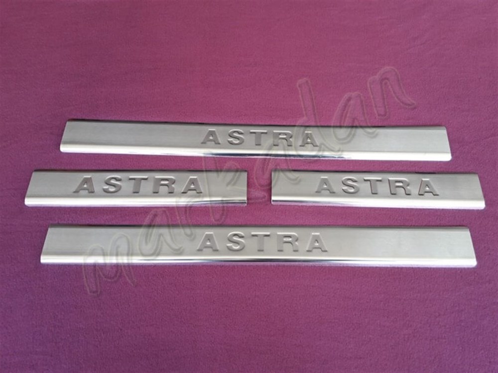 WOC Chrome Opel Astra G Kapı Eşiği 1998-2009 4 Parça Paslanmaz Çelik
