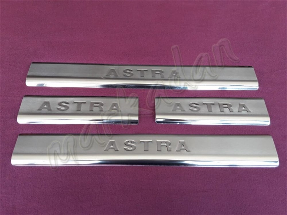 WOC Chrome Opel Astra H Kapı Eşiği 2004-2013 4 Parça Paslanmaz Çelik
