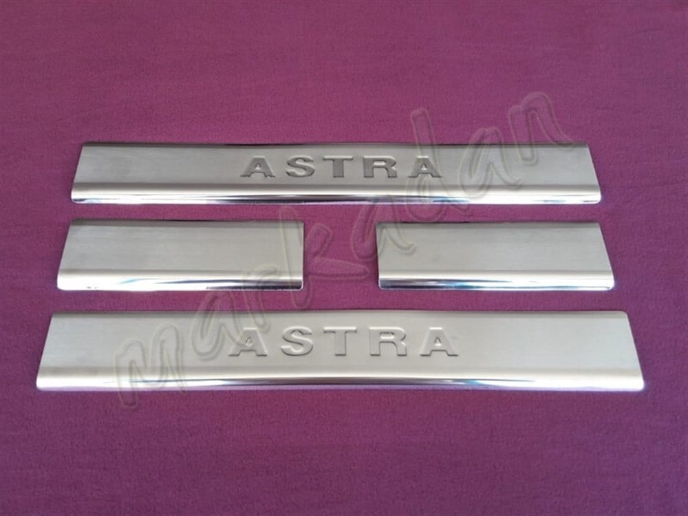 WOC Chrome Opel Astra J Kapı Eşiği 2009-2016 4 Parça Paslanmaz Çelik