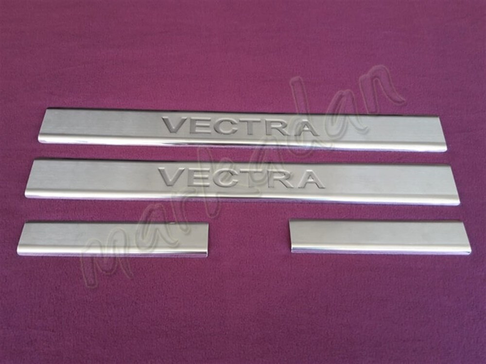 WOC Chrome Opel Vectra C Kapı Eşiği 2002-2009 4 Parça Paslanmaz Çelik