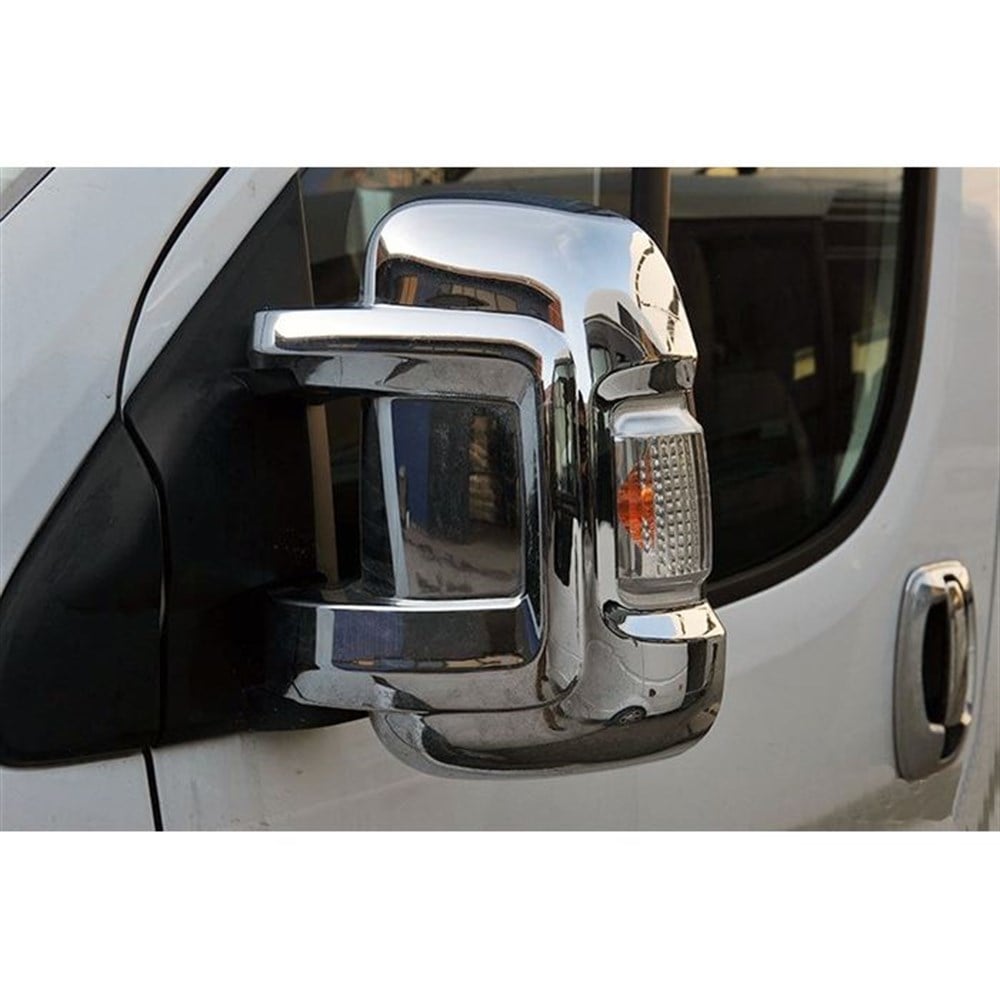 WOC Chrome Peugeot Boxer Krom Ayna Kapağı 2006 Sonrası 2 Parça Abs Krom
