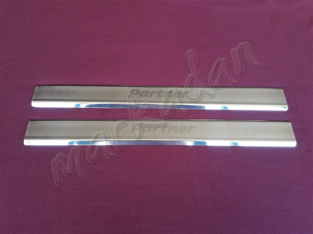 WOC Chrome Peugeot Partner Kapı Eşiği 1996-2008 2 Parça Paslanmaz Çelik