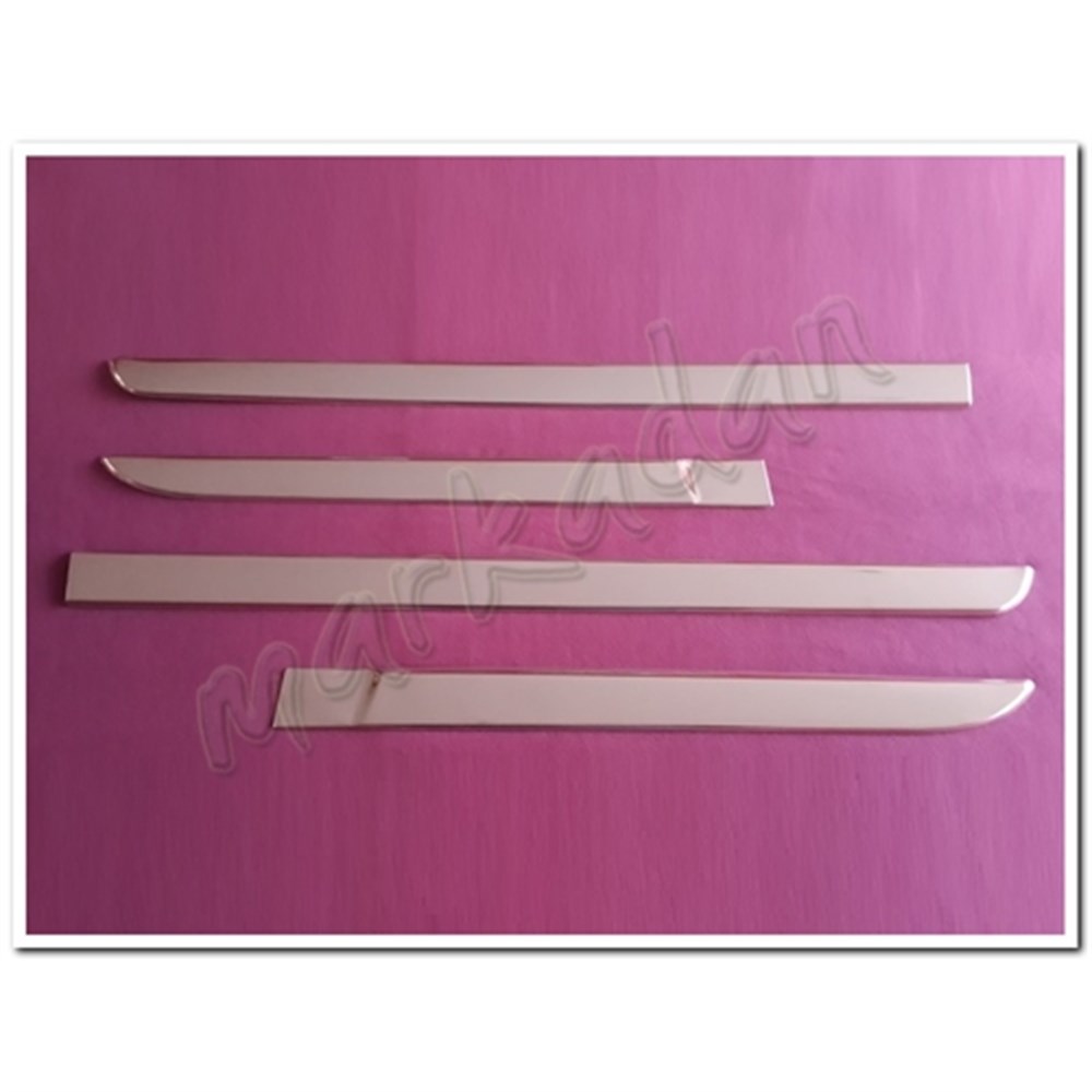 WOC Chrome Renault Megane 2 HB Krom Yan Kapı Çıtası 2004-2010 4 Parça Paslanmaz Çelik