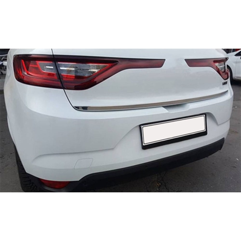 WOC Chrome Renault Megane 4 HB Krom Bagaj Alt Çıta 2016 Sonrası Paslanmaz Çelik