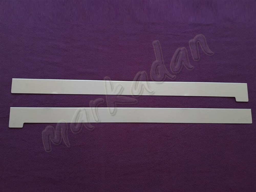 WOC Chrome VW Caddy Sürgülü Kapı Çıtası 2004-2014 2 Parça Paslanmaz Çelik